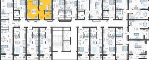 1-к квартира, вторичка, 38м2, 13/19 этаж