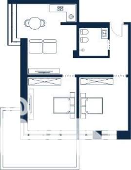 2-к квартира, вторичка, 70м2, 2/4 этаж