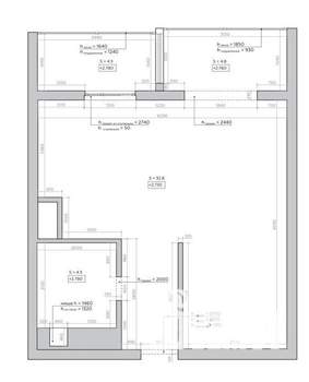 1-к квартира, вторичка, 42м2, 9/15 этаж