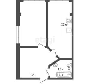 2-к квартира, вторичка, 53м2, 3/5 этаж