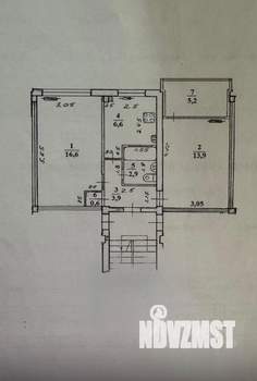 2-к квартира, вторичка, 49м2, 4/5 этаж