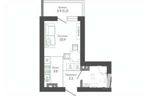 Студия квартира, вторичка, 22м2, 5/12 этаж