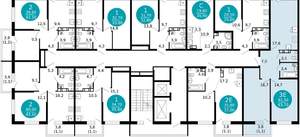 2-к квартира, вторичка, 64м2, 2/12 этаж