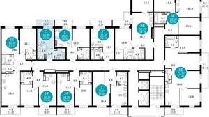 1-к квартира, вторичка, 21м2, 2/17 этаж