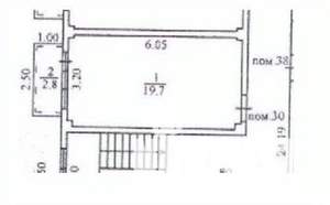 1-к квартира, вторичка, 20м2, 2/5 этаж