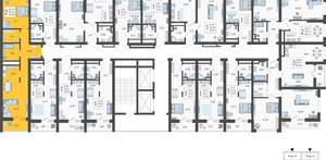 2-к квартира, вторичка, 51м2, 16/19 этаж