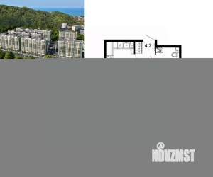 1-к квартира, вторичка, 37м2, 1/12 этаж