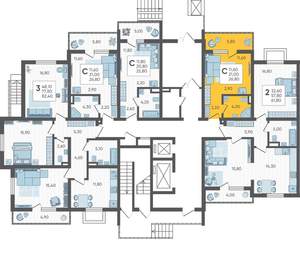 Студия квартира, вторичка, 27м2, 1/10 этаж