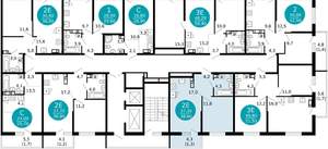 1-к квартира, вторичка, 39м2, 4/12 этаж