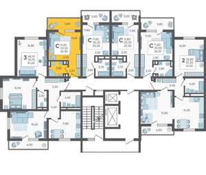 Студия квартира, вторичка, 26м2, 2/10 этаж