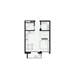 1-к квартира, вторичка, 39м2, 6/7 этаж
