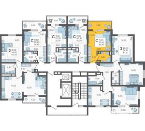 Студия квартира, вторичка, 26м2, 11/16 этаж