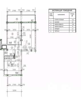 2-к квартира, вторичка, 69м2, 5/5 этаж
