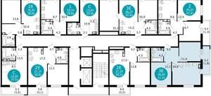 2-к квартира, вторичка, 51м2, 2/12 этаж