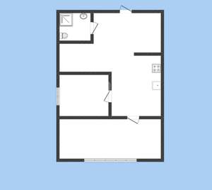 Студия квартира, вторичка, 28м2, 1/4 этаж