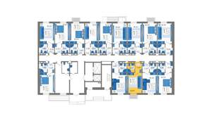 Студия квартира, вторичка, 25м2, 1/12 этаж