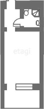 Студия квартира, вторичка, 21м2, 7/16 этаж