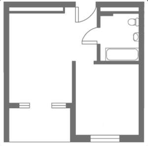 1-к квартира, вторичка, 33м2, 5/11 этаж