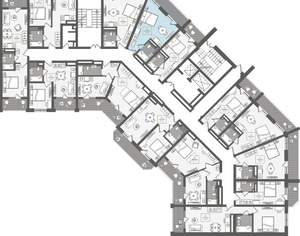 1-к квартира, вторичка, 34м2, 9/10 этаж