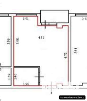 Студия квартира, вторичка, 25м2, 1/7 этаж