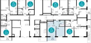 1-к квартира, вторичка, 39м2, 1/12 этаж