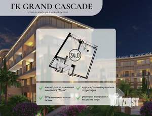 1-к квартира, вторичка, 34м2, 4/4 этаж