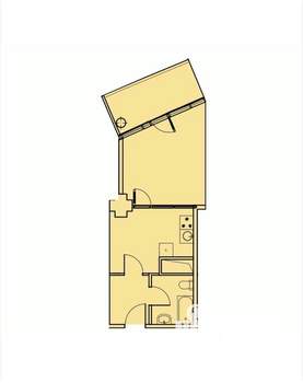 1-к квартира, вторичка, 43м2, 23/24 этаж