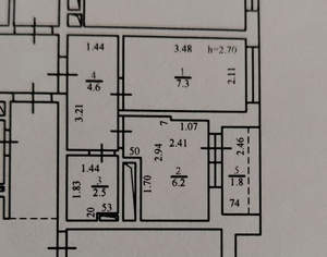 2-к квартира, вторичка, 22м2, 15/19 этаж