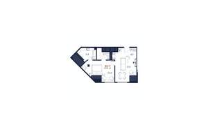 1-к квартира, строящийся дом, 68м2, 4/5 этаж