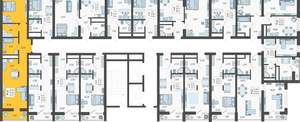 2-к квартира, вторичка, 51м2, 9/19 этаж