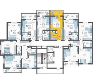 Студия квартира, вторичка, 25м2, 12/16 этаж