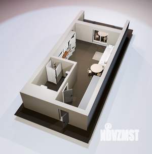 Студия квартира, вторичка, 18м2, 12/19 этаж