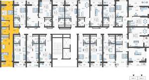 2-к квартира, вторичка, 51м2, 13/19 этаж