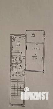 1-к квартира, вторичка, 32м2, 5/5 этаж