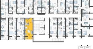 Студия квартира, вторичка, 23м2, 2/19 этаж