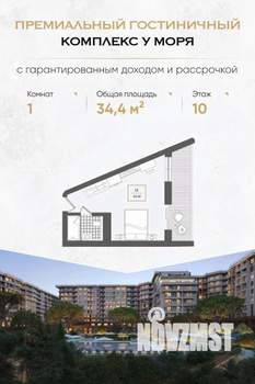1-к квартира, вторичка, 34м2, 10/10 этаж