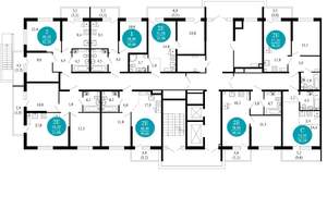 1-к квартира, вторичка, 39м2, 1/17 этаж