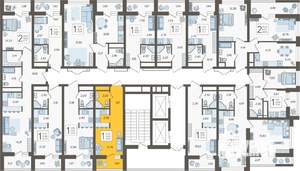 Студия квартира, вторичка, 23м2, 18/19 этаж