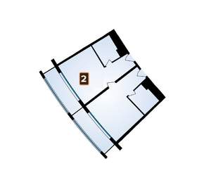 1-к квартира, вторичка, 74м2, 3/6 этаж