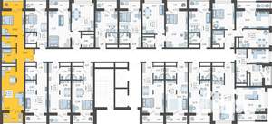 2-к квартира, вторичка, 51м2, 12/19 этаж