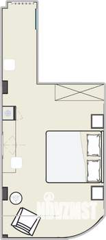 Студия квартира, вторичка, 35м2, 4/6 этаж