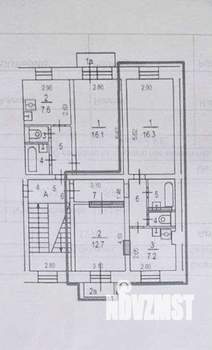 2-к квартира, вторичка, 60м2, 2/5 этаж