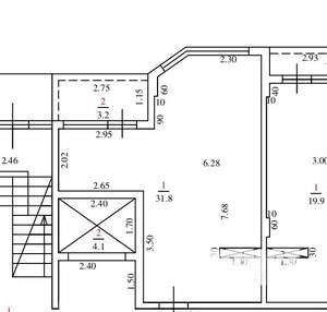 1-к квартира, вторичка, 35м2, 1/6 этаж