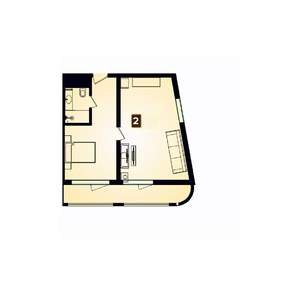 1-к квартира, вторичка, 58м2, 6/8 этаж