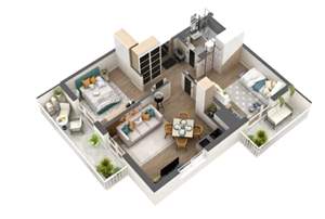 2-к квартира, сданный дом, 46м2, 2/12 этаж