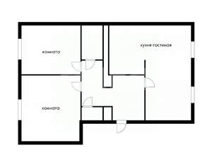 2-к квартира, вторичка, 72м2, 1/5 этаж