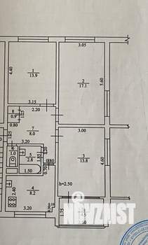 3-к квартира, вторичка, 70м2, 4/5 этаж