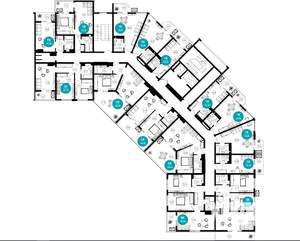 3-к квартира, строящийся дом, 54м2, 5/10 этаж