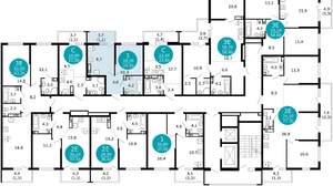 1-к квартира, вторичка, 29м2, 12/17 этаж