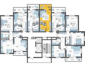 Студия квартира, вторичка, 25м2, 6/16 этаж